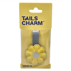 尾巴與我 專屬配件 雛菊 動物友善皮革 附贈皮革掛帶隨興吊掛 輕鬆配戴尾巴與我繩帶系列, F, 亮黃色, 1個