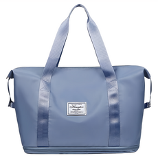 Hengloo 摺疊旅行袋, 防潑水面料 滌綸, 小款/大款, 藍色/粉色/淺紫色/黑色