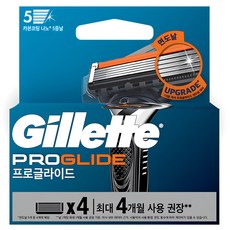 吉列 2024 ProGlide 鋒護手動刮鬍刀片, 1個, 4入