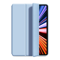 ANTIAN 液態矽膠平板皮套 內置筆槽 智慧休眠喚醒保護套, iPad pro 11 2022, 白冰色, 1個