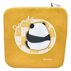 Mega 可愛熊貓加厚海綿座椅增高墊 - 10cm增高, 黃色