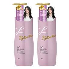 LUCIDO-L 樂絲朵 摩洛哥護髮精華造型乳 鬆軟澎捲, 添加摩洛哥護髮油, 200ml, 2瓶