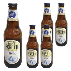 沛雷帝 4號啤酒 無酒精風味飲 義大利產, 330ml, 5瓶