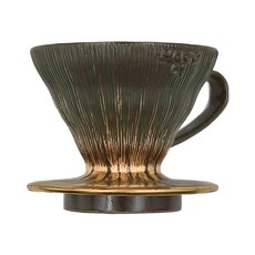 HARIO 好璃奧 V60懷汝流蘇01金濾杯, VDCK-01-RSG 1~2杯, 1組, 1~2杯