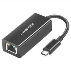 UGREEN 綠聯 Type-c網路卡 支援MAC/安卓/WIN10 線長 10cm, US236, 1個