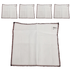 ezhome 極淨軟性洗潔布 5入 30x32cm, 1包, 原色