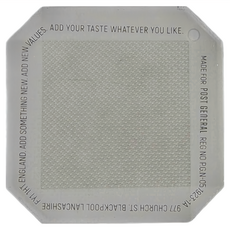 POST GENERAL 矽膠杯墊, 淨白色, 1組