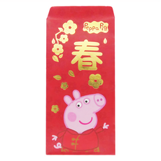 Peppa Pig 粉紅豬小妹 5入組 春節紅包袋, 75個