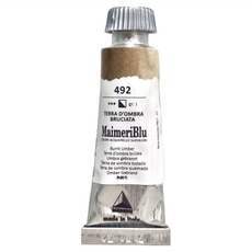MaIMeRI 美利 管狀水彩 S1 492 BURNT UMBER 焦赭色, 12ml, 1色