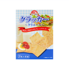 Atari Maeda 前田製菓 原味蘇打餅乾 香酥薄脆 營養好吃無負擔 5枚x6袋, 114g, 1盒