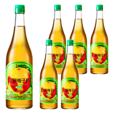 KONG YEN 工研 梅子醋 梅子口味 含梅子原汁8.5%以上, 750ml, 6瓶