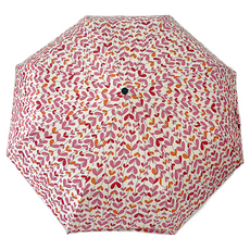 KissDiamond 日系三色堇 晴雨兩用黑膠自動傘, KDU-529, 29cm