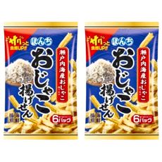 BonChi 海鮮揚煎米果 小魚乾風味 瀨戶內海產 6小包裝, 72g, 2包