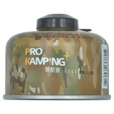 PRO KAMPING 領航家 高山瓦斯罐，特殊螺紋設計，接口外圈牢固不易鬆脫, 110g, 1罐