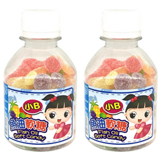 小B 魚油水果軟糖罐，綜合水果口味, 115g, 2罐