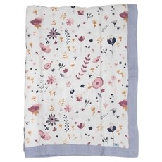 little unicorn 寶寶竹纖維毯, 童話花園 2022