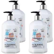 Hallmark 怪獸舒膚輕盈乳 清新海洋香, 適用於嬰兒/敏感肌膚, 600ml, 4瓶