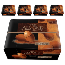 KAISER 甘百世 巧克力杏仁豆，添加精緻可可粉, 70g, 5盒