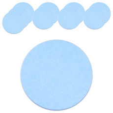 硅藻土吸水杯墊 圓形隔熱防潮 - 多色可選, 10 x 10 x 0.8cm, 藍色, 10個