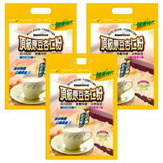 健康時代 頂級原豆杏仁粉 有糖 18包, 540g, 3袋