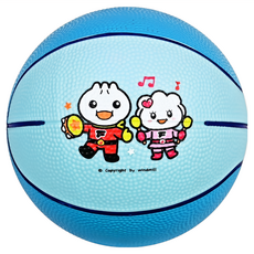 風車圖書 FOOD超人 兒童運動籃球, 淺藍, 1個