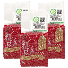 美濃農會 美濃紅豆 台灣產, 500g, 3包
