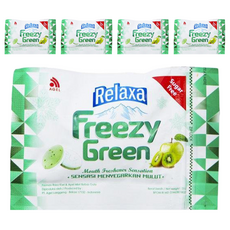 Relaxa Freezy Green 無糖糖果 清新口感, 25g, 5包