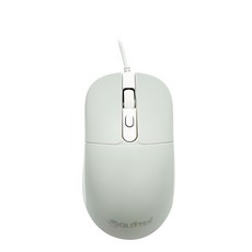 GLiTTER 宇堂 GT-855 有線光學滑鼠，800/1200/1600 DPI 三段切換, 白色