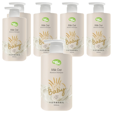 nac nac 牛奶燕麥洗髮乳 清甜寶寶奶香, 500ml, 6瓶