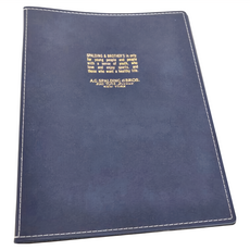 Raymay 藤井 26孔PVC製資料夾, 藍色, 1本