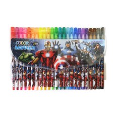 Heemangnote Marvel 復仇者聯盟彩色筆, 24色, 2組