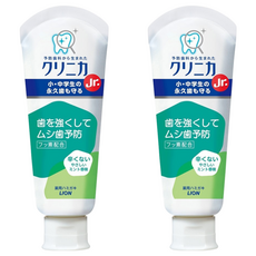LION 獅王 固齒佳 台灣公司貨 酵素兒童牙膏 清爽溫和 柑橘薄荷香 6歲以上, 60g, 2條