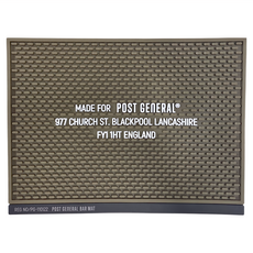 POST GENERAL 多功能止滑瀝水墊, 350x260x8mm, 橄欖綠, 1個