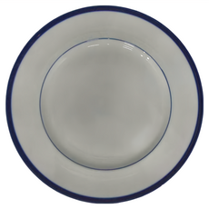 藍邊洋食盤日本製, 藍邊, 1個