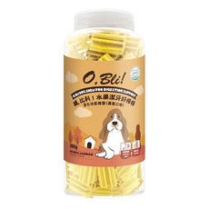 O,Bli 噢,比利 水果潔牙好棒棒 消化功能維護 300g 鳳梨口味 狗狗潔牙零食, 1罐