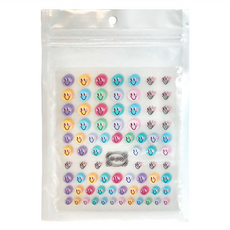 立體款美甲裝飾貼紙 Set 笑臉圖案, TH-0792, 1組