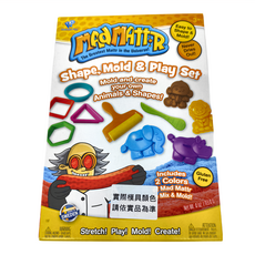 MAd MATTR 瘋狂博士MM沙創意學習組 內含多種模具 培養動手能力, 幾何動物, 310g, 1盒
