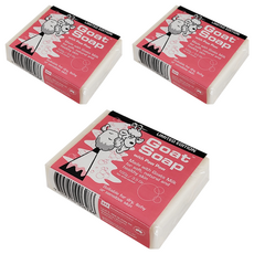 Goat 山羊乳肥皂，含爪哇果，適合乾燥、發癢或敏感肌膚，100g, 3個