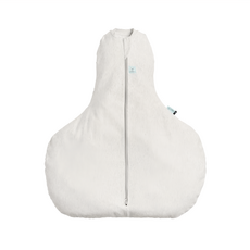 ergoPouch ergoCocoon 寬關節適用二合一舒眠包巾, 95%棉, 6-12月適用, 包巾/防踢被轉換自如, 亞麻灰