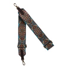 LIKEHOUSE 可調長短布藝配頭層皮寬肩帶 LW14 扳扣, 1個, 145 x 5cm