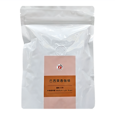 樂活E棧 巴西果香 中淺度烘焙 風味描述：果香、草本香氣、餅乾般的酥香, 咖啡豆(無研磨), 114g, 1包