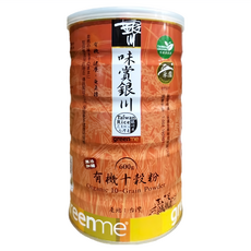 銀川 有機十穀沖泡粉 無糖, 600g, 1罐, 1入