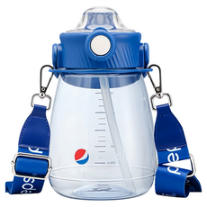 BEDDYBEAR 杯具熊 嘟嘟桶 吸管水杯 -20°C~100°C, 百事晴天藍, 1.2L, 1個