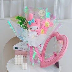 Lovely Farm 歐若拉快樂三麗鷗人造花束, 美樂蒂, 1個