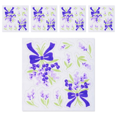 SANKO Okudake Kyuchaku 馬桶除臭貼 紫羅蘭花套裝, 5包