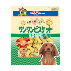 DoggyMan 多格漫 寡糖添加消臭餅乾 犬用, 野菜, 450g, 1包