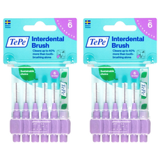 TePe 緹碧 I型普通刷毛牙間刷 6號 1.1mm Set 6支, 2盒