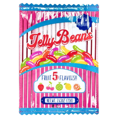 MARUSHIN 丸真 yup 透明零食袋系列 創意收納包 水果5種口味, 雷根糖, 1個