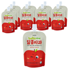 aolda hello 果汁 蘋果口味, 100ml, 10包