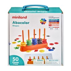 Miniland 幾何圖形分類學習疊疊樂 Set 50個, 1盒